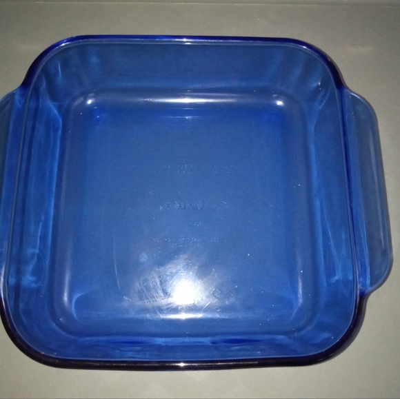 Cobalt Blue Pyrex Lasagna And Square Baking Dish Made In U.S.A. - Picture 5 of 6